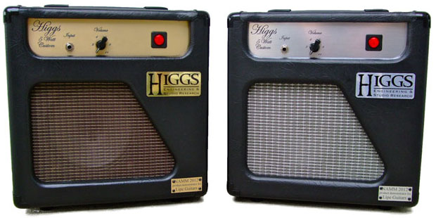5W Gold and 5W Silver guitar amplifiers