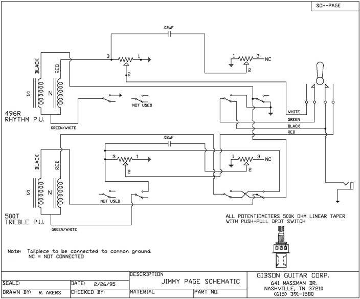 Jimmy Page Wiring Diagram Les Paul Seymourduncan - Database